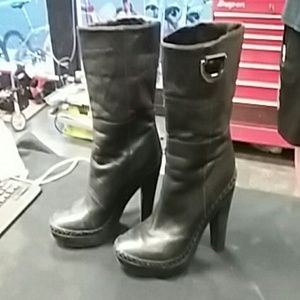 Women's Heeled Leather Boots NIKE AIR Gseries